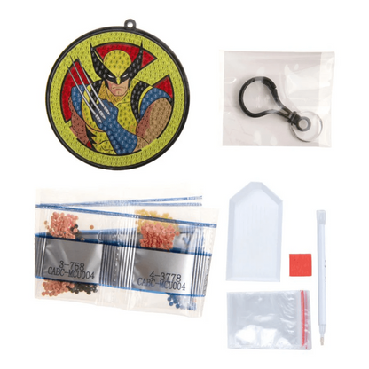 Toys N Tuck:Crystal Art Bag Charms Marvel - Wolverine,Marvel