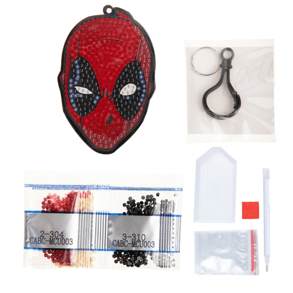 Toys N Tuck:Crystal Art Bag Charms Marvel - Deadpool,Marvel