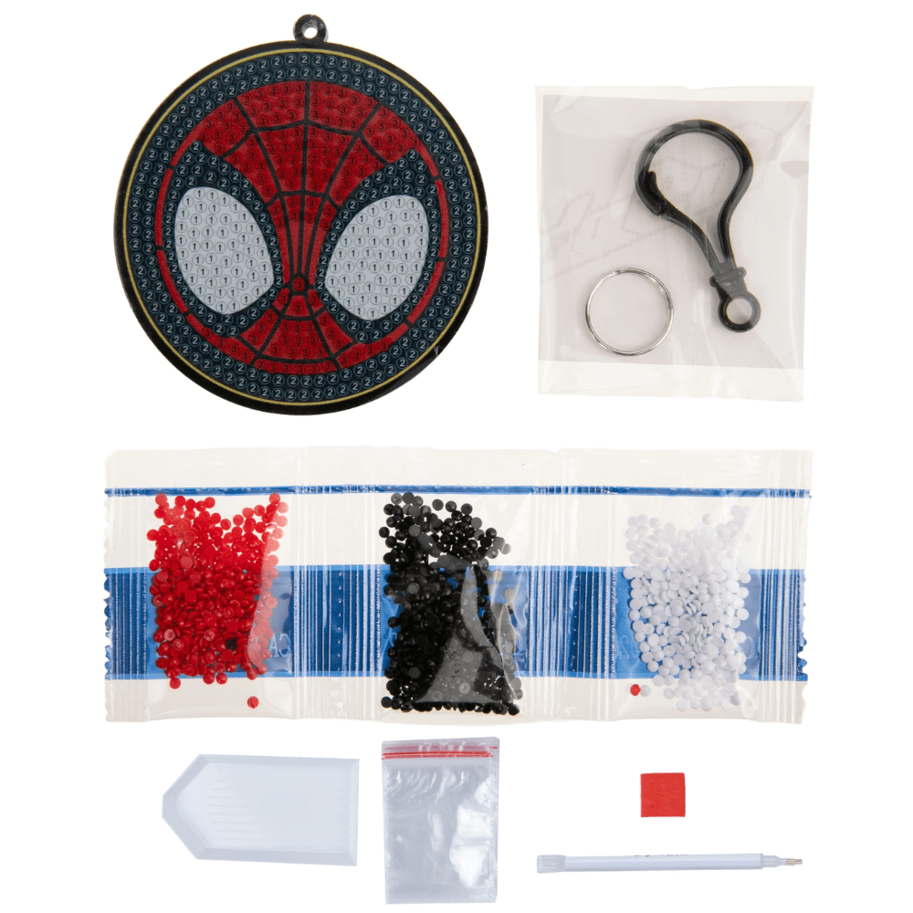 Toys N Tuck:Crystal Art Bag Charms Marvel - Spider-Man,Marvel