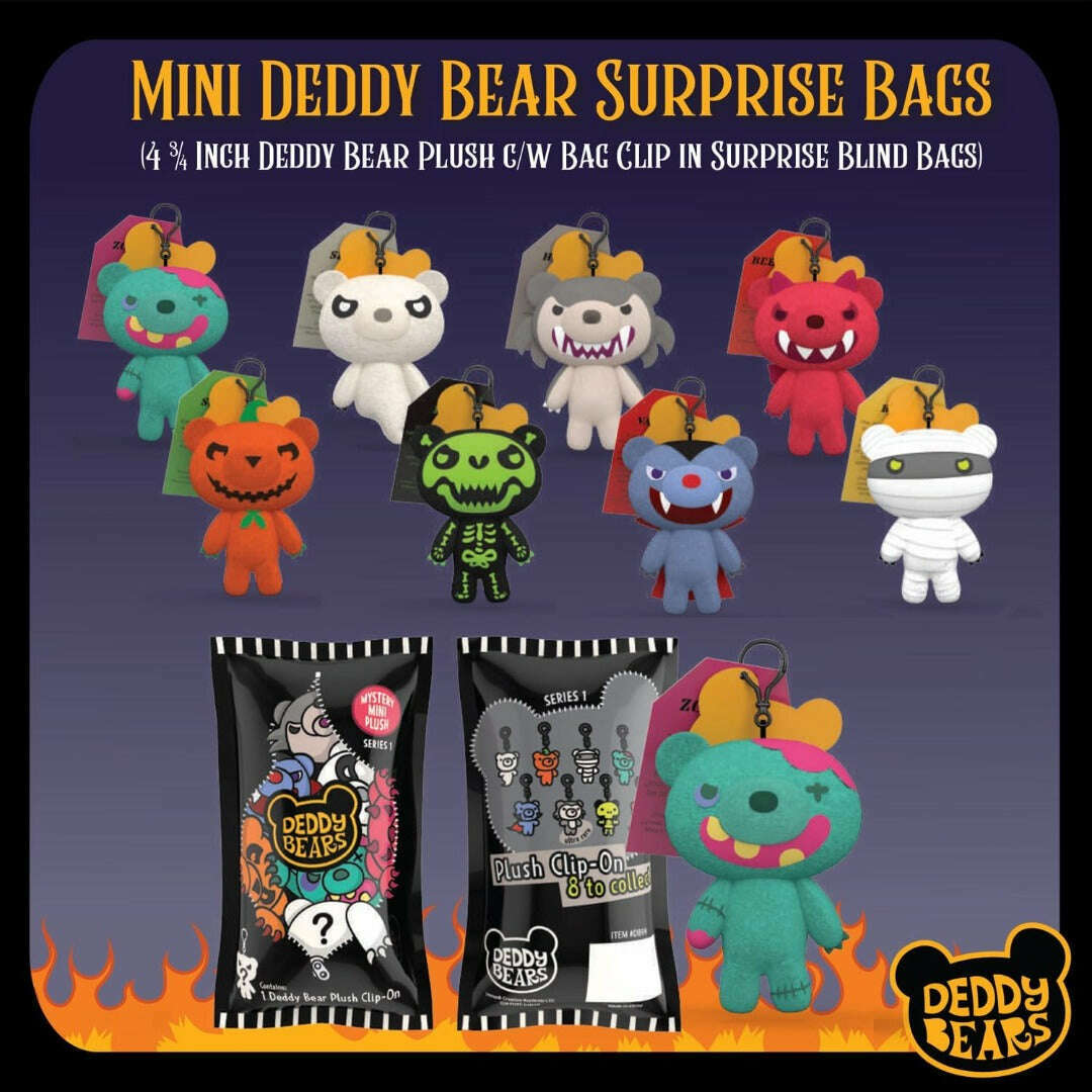 Toys N Tuck:Deddy Bears Plush Clip-On Series 1,Deddy Bear