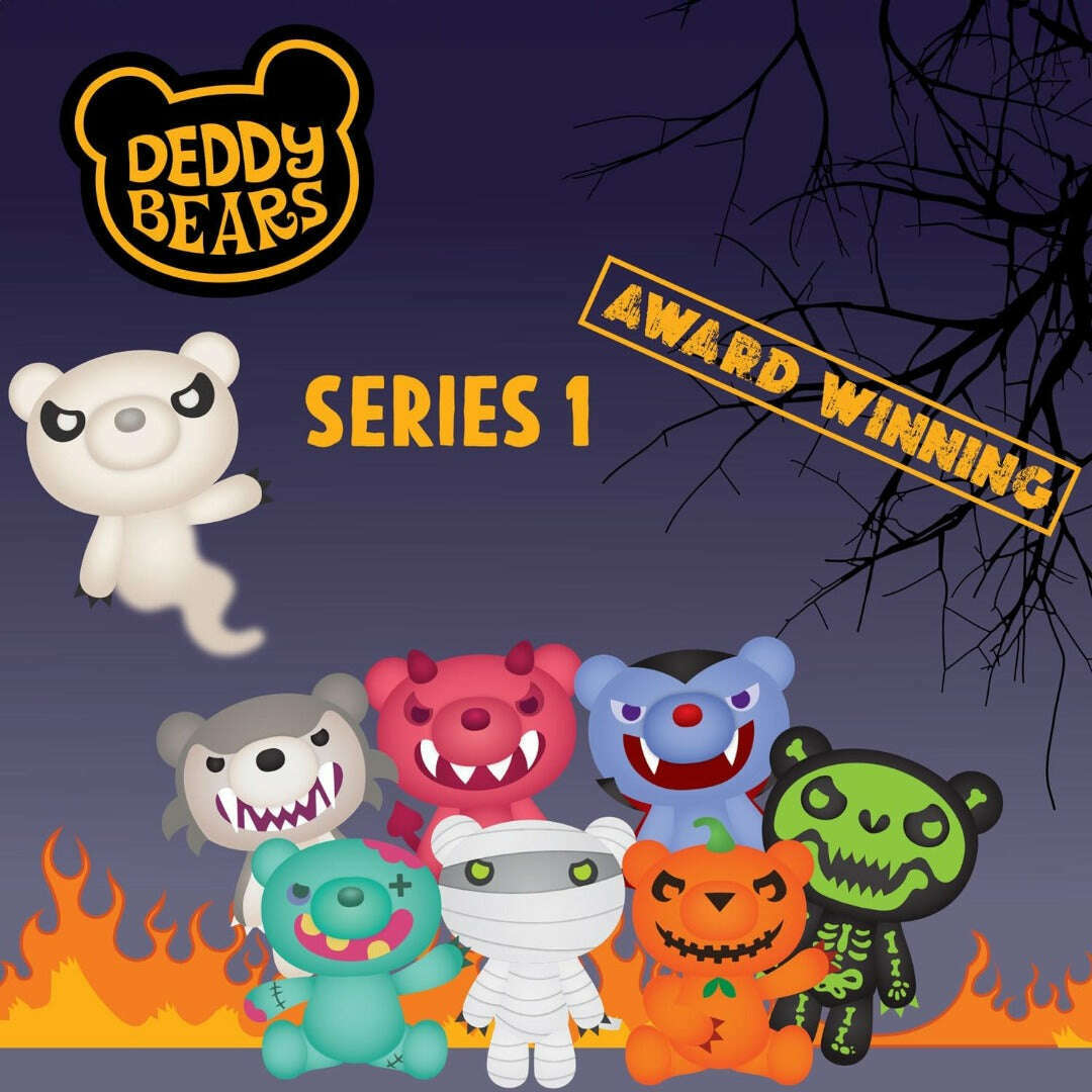 Toys N Tuck:Deddy Bears Plush Clip-On Series 1,Deddy Bear