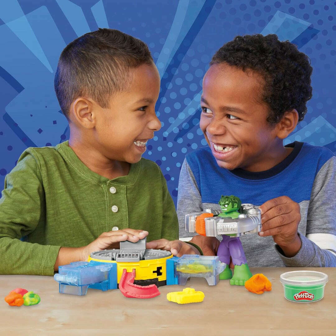 Toys N Tuck:Play-Doh Marvel Hulk Smash & Squish Playset,Play-Doh