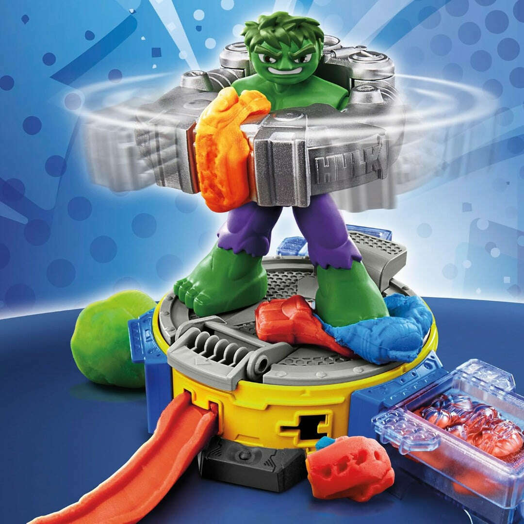 Toys N Tuck:Play-Doh Marvel Hulk Smash & Squish Playset,Play-Doh