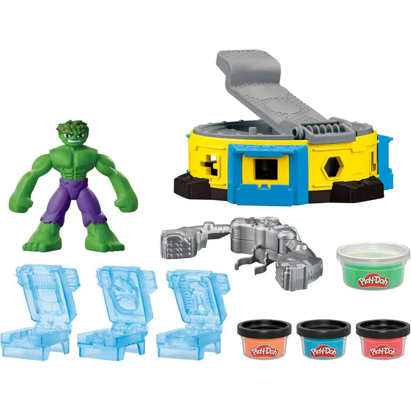 Toys N Tuck:Play-Doh Marvel Hulk Smash & Squish Playset,Play-Doh