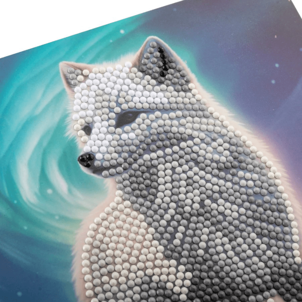 Toys N Tuck:Crystal Art Card Kit - Aurora The Fox,Crystal Art