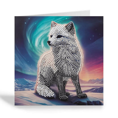 Toys N Tuck:Crystal Art Card Kit - Aurora The Fox,Crystal Art