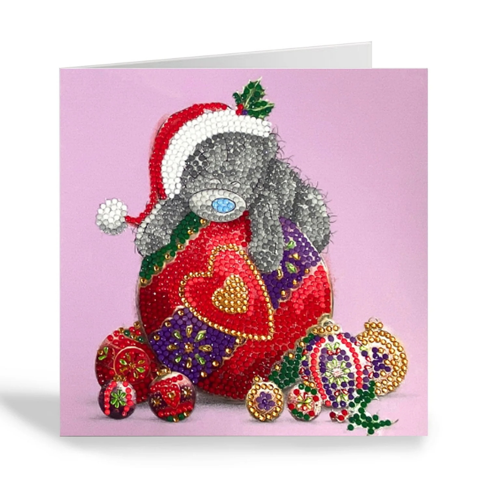 Toys N Tuck:Crystal Art Me To You Festive Card Kit - Bauble Bliss,Crystal Art