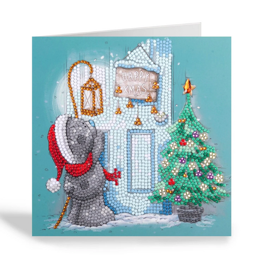 Toys N Tuck:Crystal Art Me To You Festive Card Kit - Happy Xmas!,Crystal Art