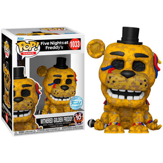 Toys N Tuck:Pop! Vinyl - Five Nights At Freddy's - Withered Golden Freddy 1033,Five Nights At Freddy's