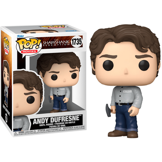 Toys N Tuck:Pop Vinyl - The Shawshank Redemption - Andy Dufresne 1735,The Shawshank Redemption