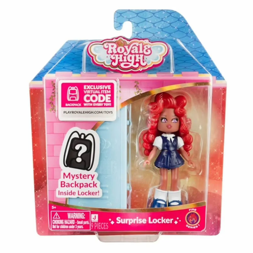 Toys N Tuck:Royale High Surprise Locker With Doll - Fire,Royale High