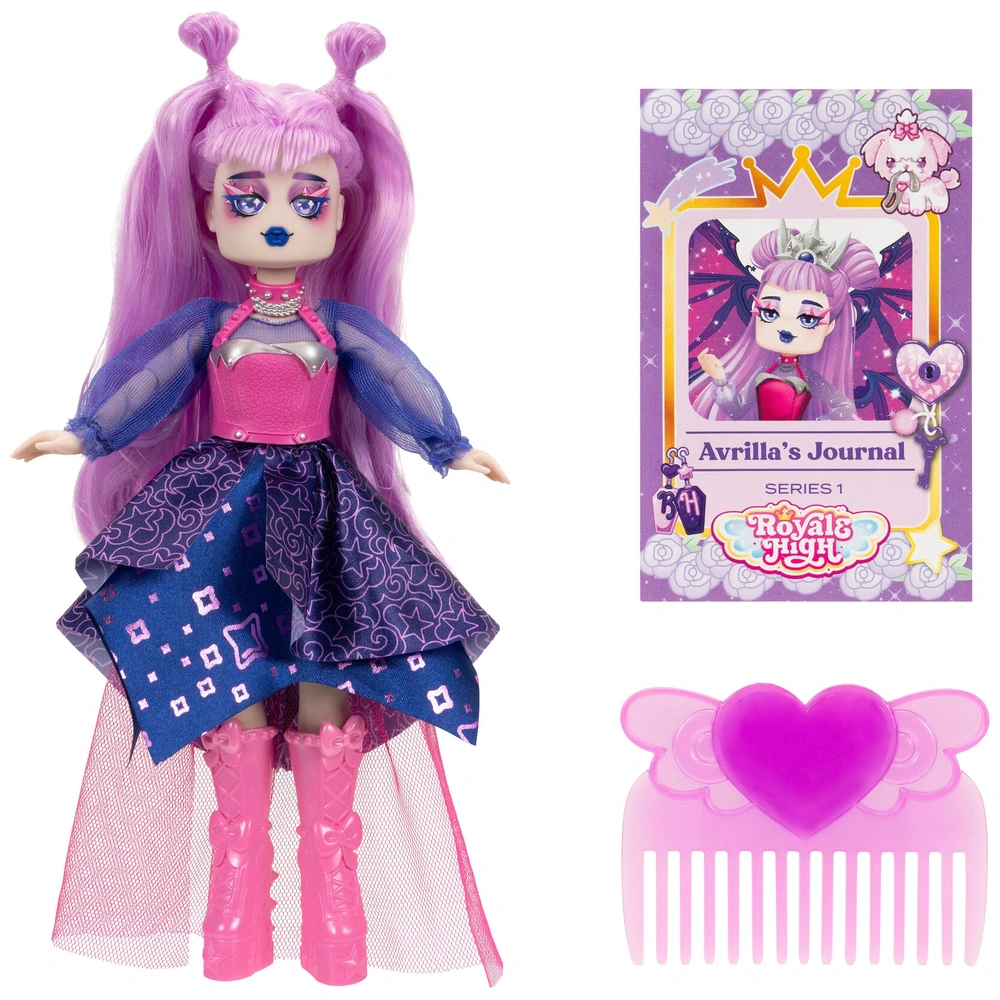 Toys N Tuck:Royale High Fashion Doll - Avrilla The Dark Fairy,Royale High