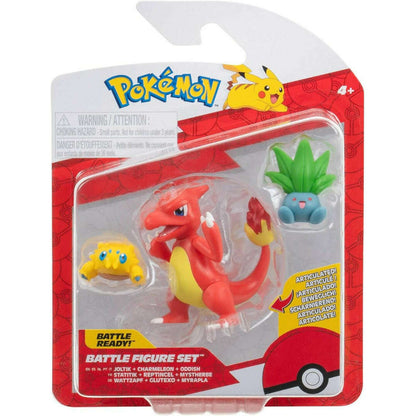 Toys N Tuck:Pokemon Battle Figure Set - Joltik,Charmeleon,Oddish,Pokemon