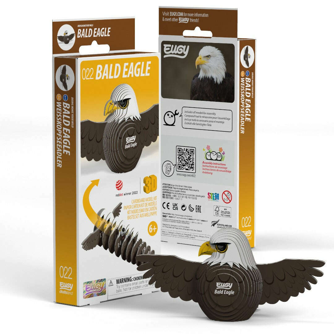 Toys N Tuck:Eugy 3D Model 022 Bald Eagle,Eugy