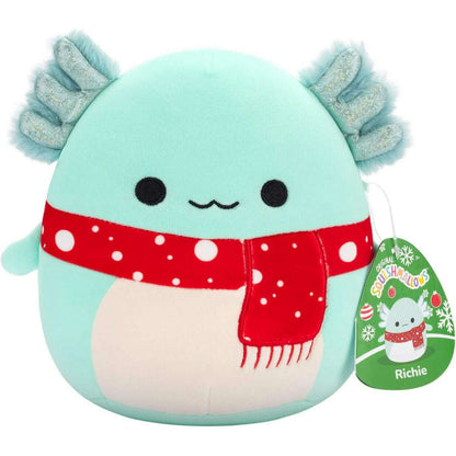 Toys N Tuck:Squishmallows Festive 7.5 Inch Plush - Richie the Axolotl,Squishmallows