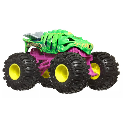 Toys N Tuck:Hot Wheels Monster Trucks Oversized - Skelesaurus,Hot Wheels