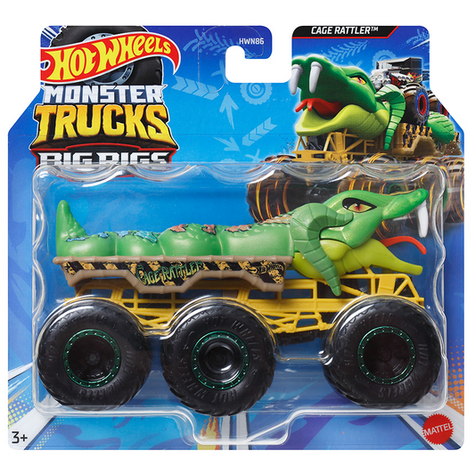 Toys N Tuck:Hot Wheels Monster Trucks Big Rigs - Cage Rattler,Hot Wheels