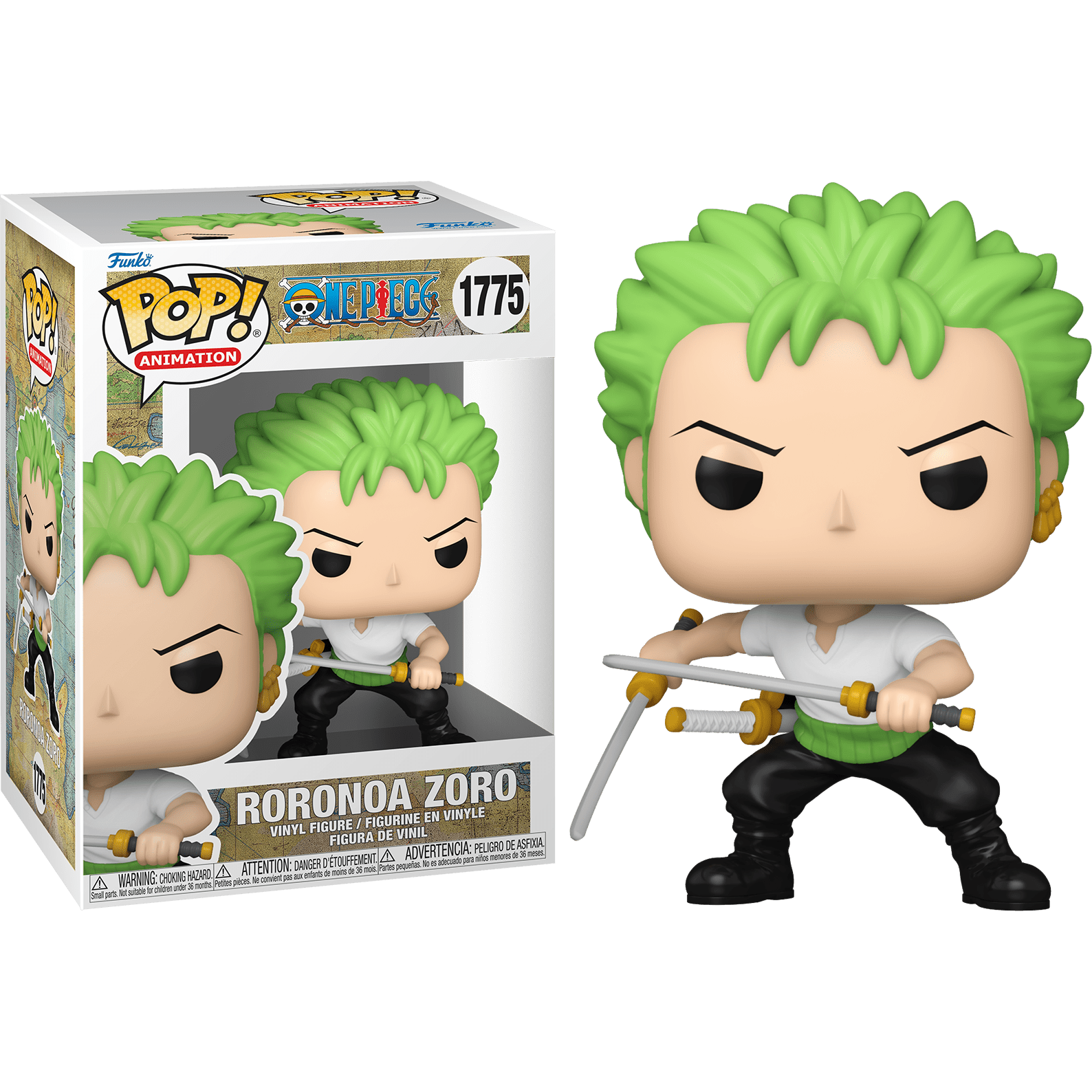 Toys N Tuck:Pop! Vinyl - One Piece - Roronoa Zoro 1775,Funko