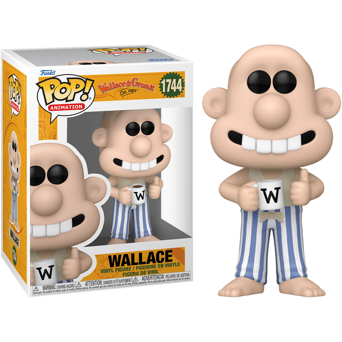 Toys N Tuck:Pop! Vinyl - Wallace & Gromit  - Wallace 1744,Funko