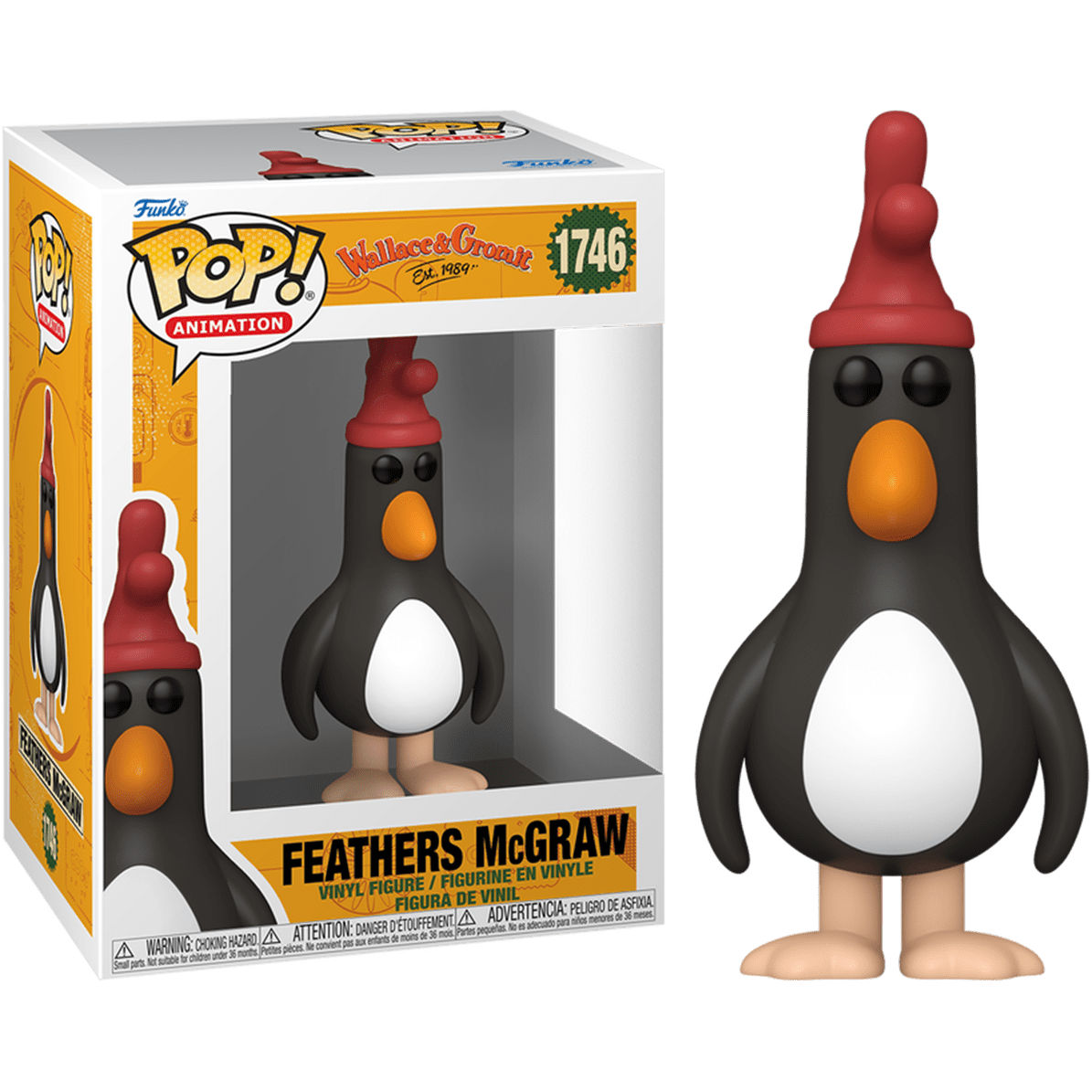 Toys N Tuck:Pop! Vinyl - Wallace & Gromit  - Feathers McGraw 1746,Funko