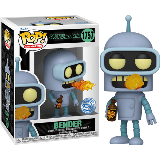 Toys N Tuck:Pop! Vinyl - Futurama - Bender 1757,Funko