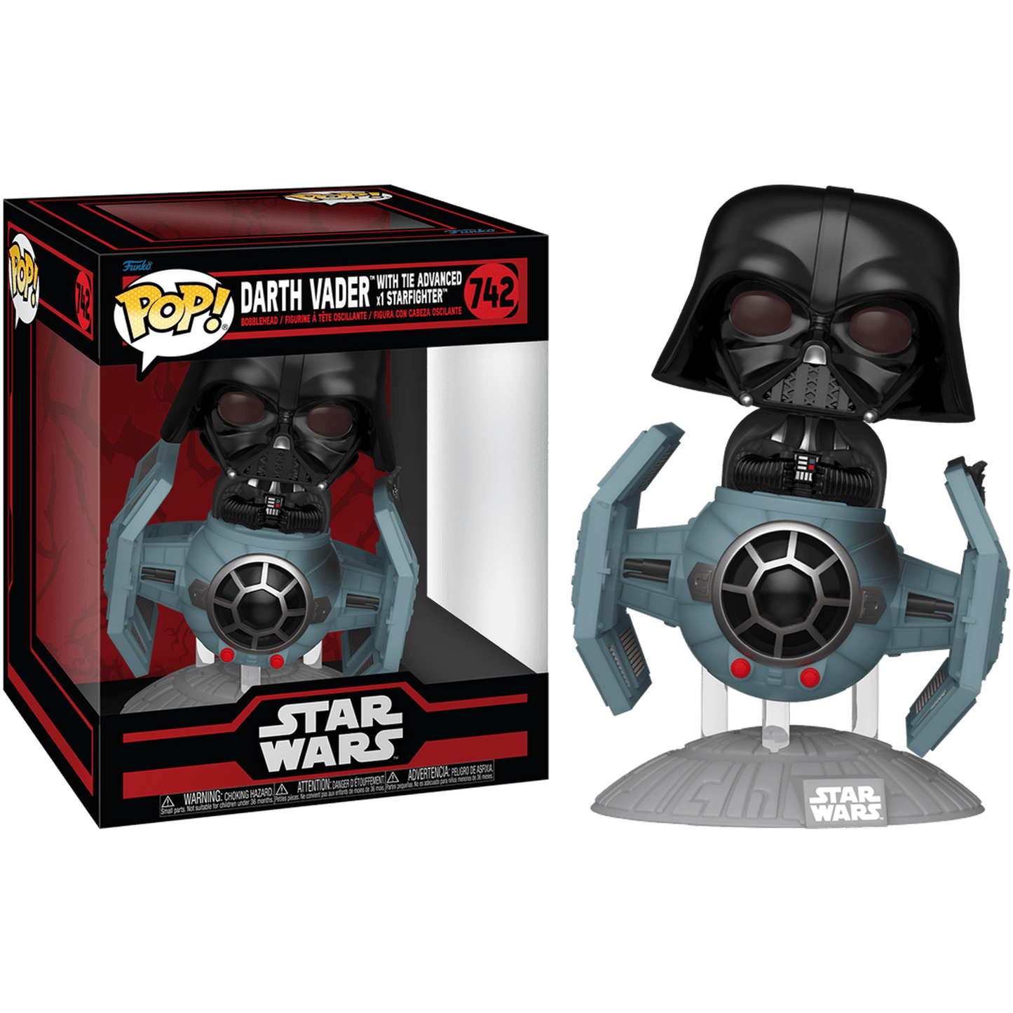 Toys N Tuck:Pop! Vinyl - Star Wars - Darth Vader With Tie Advanced X1 Starfighter 742,Star Wars