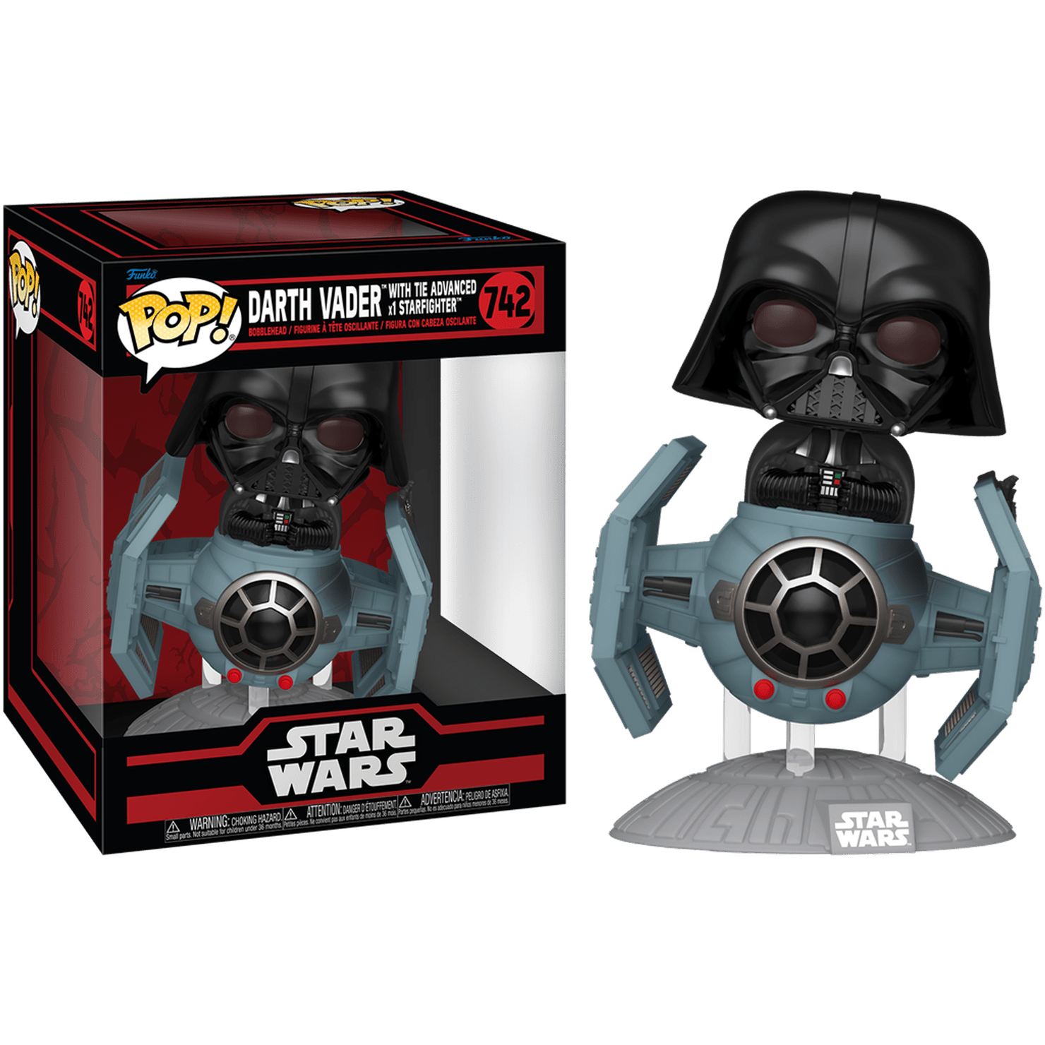 Toys N Tuck:Pop! Vinyl - Star Wars - Darth Vader With Tie Advanced X1 Starfighter 742,Star Wars