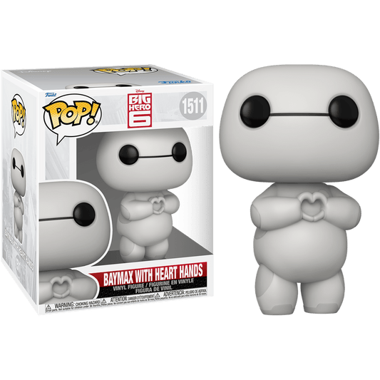 Toys N Tuck:Pop! Vinyl - Disney Big Hero 6 - Baymax With Heart Hands 1511,Disney