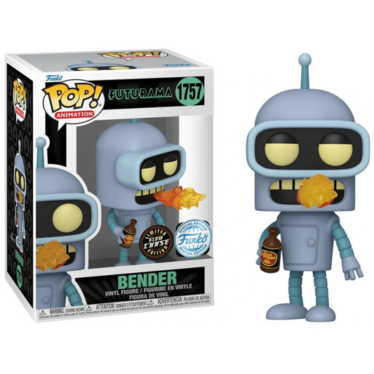 Toys N Tuck:Pop! Vinyl - Futurama - Bender 1757 Chase,Funko