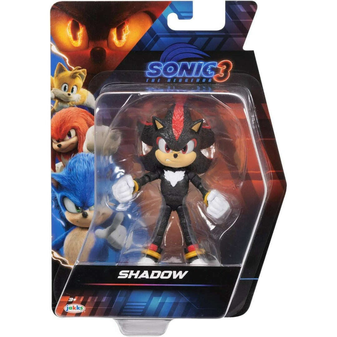 Toys N Tuck:Sonic The Hedgehog 3 Movie 5 Inch Figure - Shadow,Sonic The Hedgehog