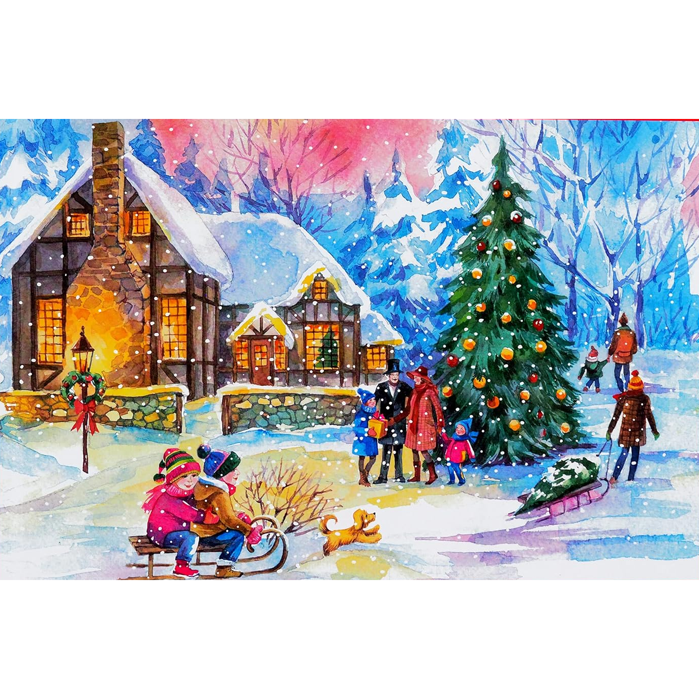 Toys N Tuck:Tinsel Town 1000pc Puzzle Winter Wonderland,Ravensburger