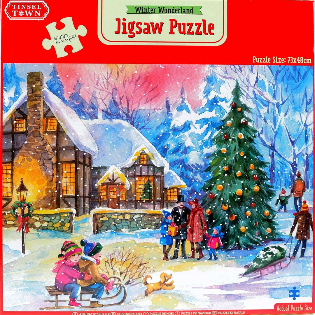 Toys N Tuck:Tinsel Town 1000pc Puzzle Winter Wonderland,Ravensburger