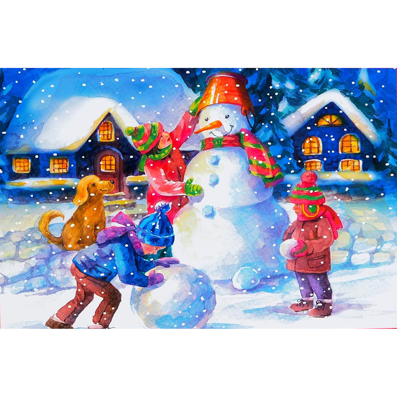 Toys N Tuck:Tinsel Town 1000pc Puzzle Let's Build A Snowman,Ravensburger