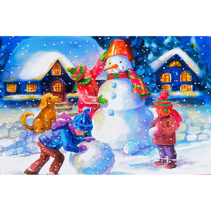 Toys N Tuck:Tinsel Town 1000pc Puzzle Let's Build A Snowman,Ravensburger