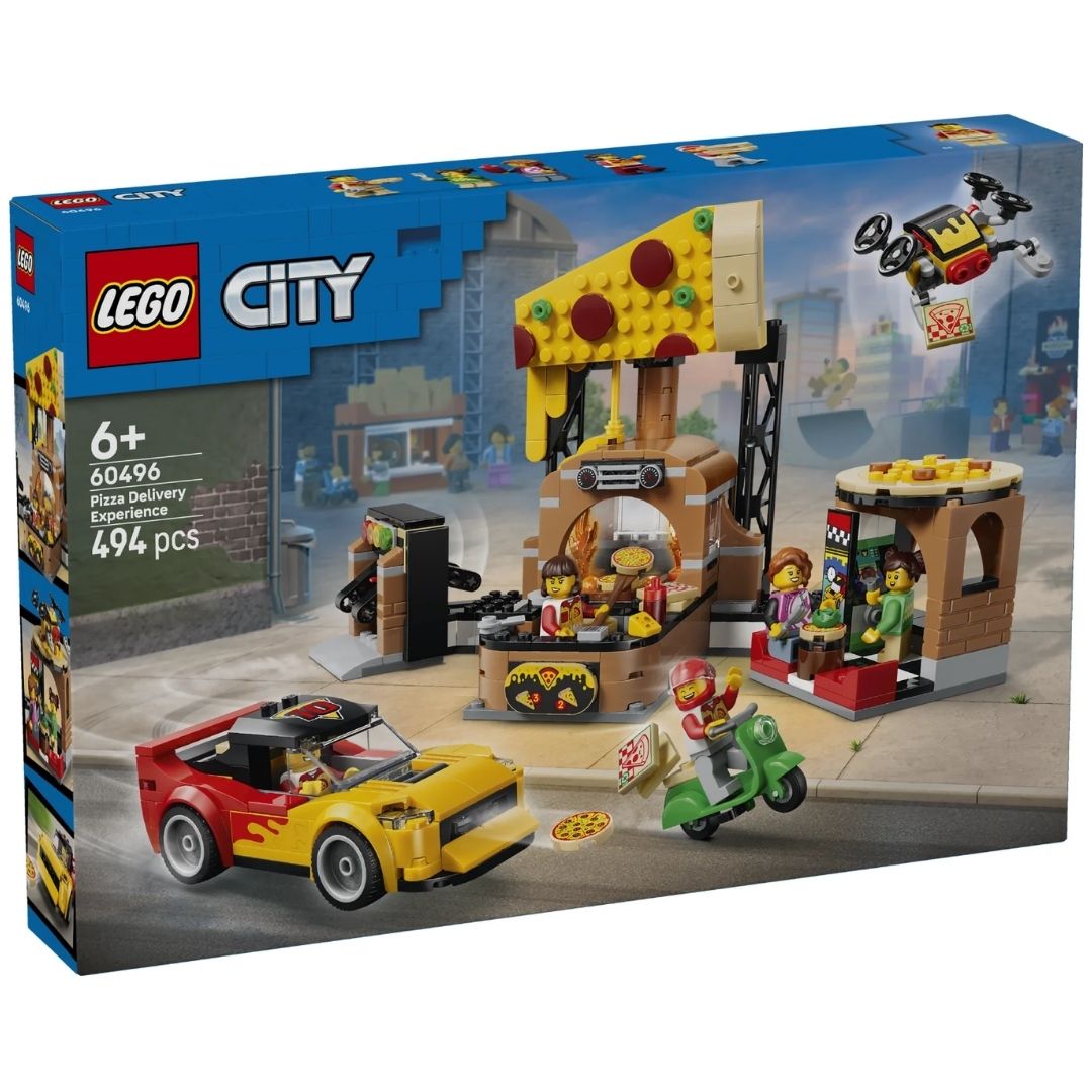 Lego 60496 City Pizza Delivery Experience