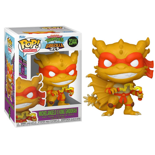 Pop! Vinyl - TMNT x Godzilla - Michelangelo X King Ghidorah