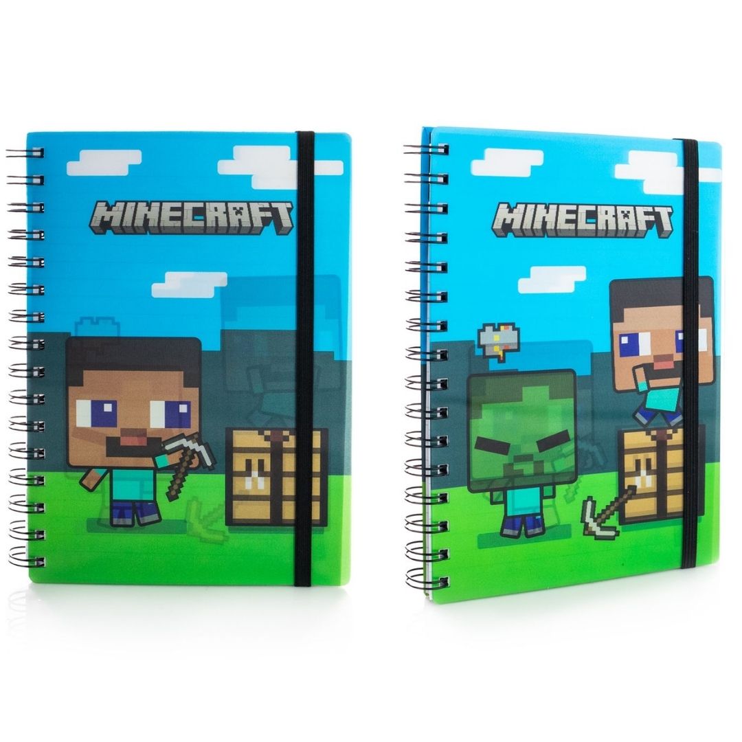 Minecraft Chibi Steve 3D Notebook