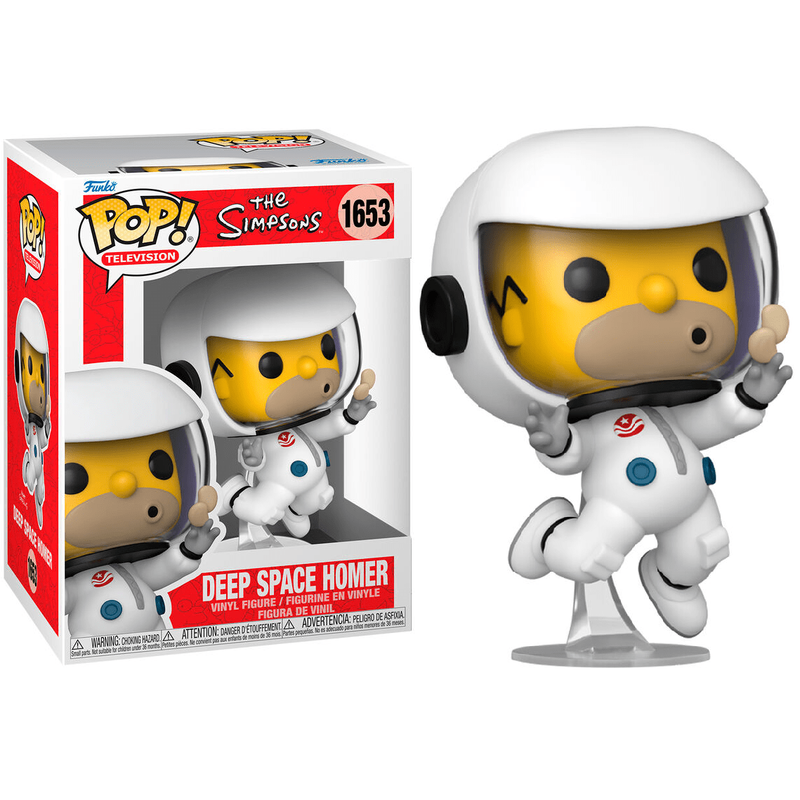 Toys N Tuck:Pop! Vinyl - The Simpsons - Deep Space Homer 1653,The Simpsons