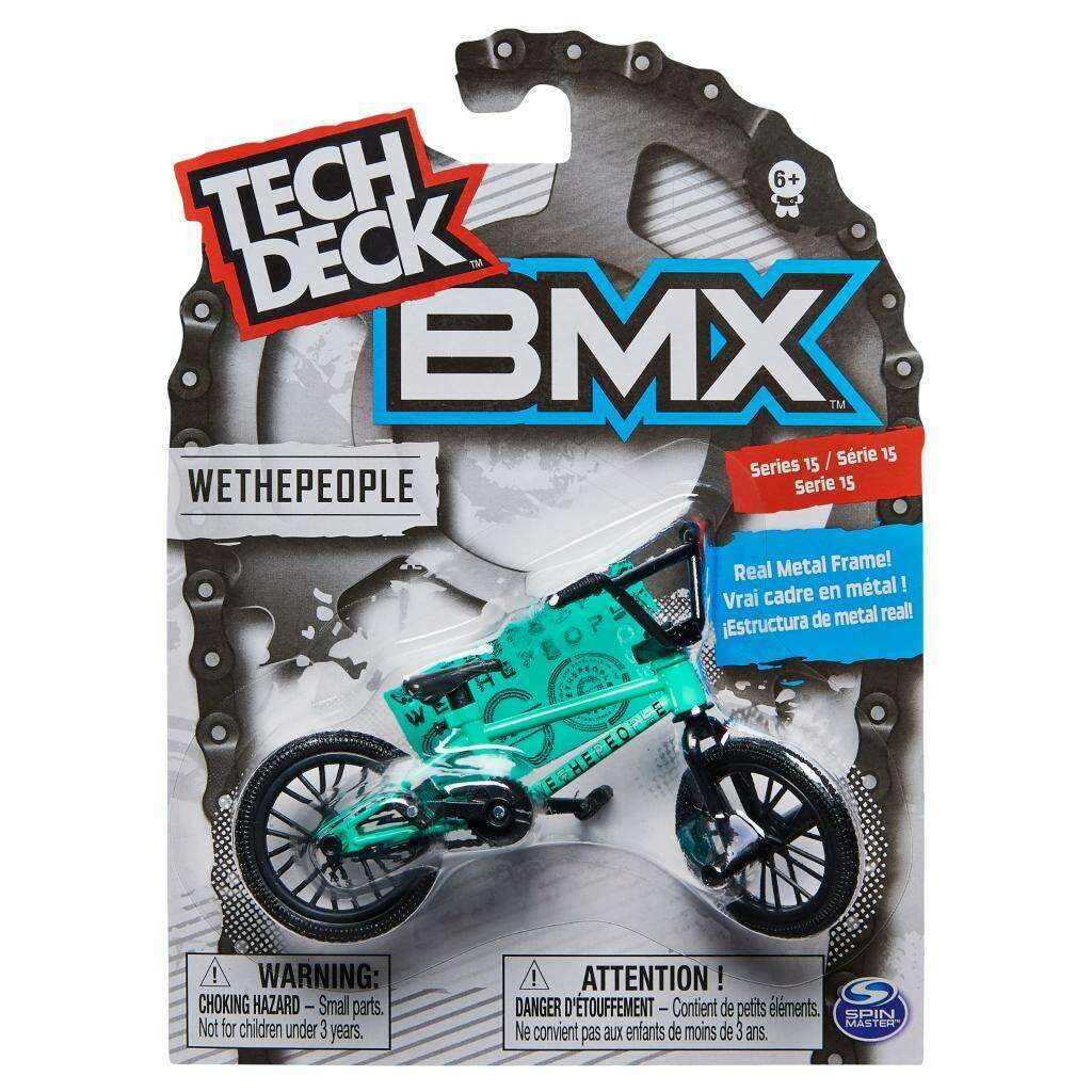 Toys N Tuck:Tech Deck Single Pack BMX - Wethepeople (Turqouise & Black),Tech Deck