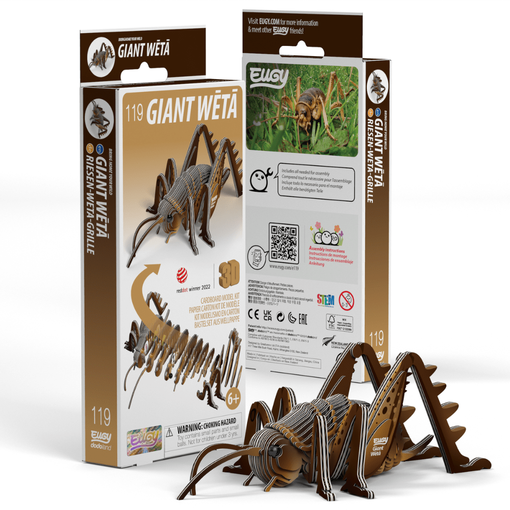 Toys N Tuck:Eugy 3D Model 119 Giant Weta,Eugy