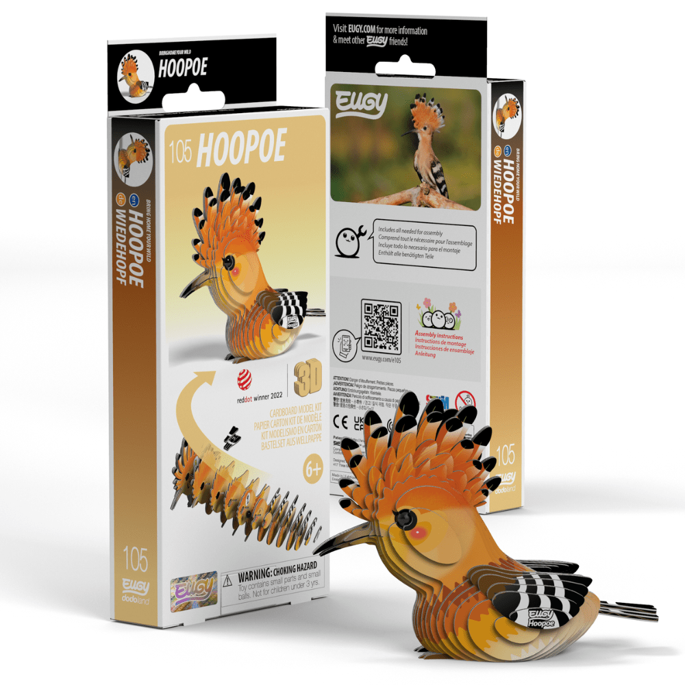 Toys N Tuck:Eugy 3D Model 105 Hoopoe,Eugy