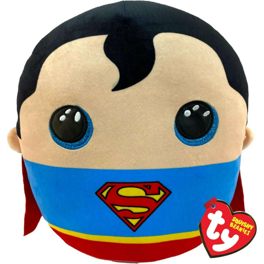 Toys N Tuck:Ty Beanie Squishy Beanies Medium Superman,Ty