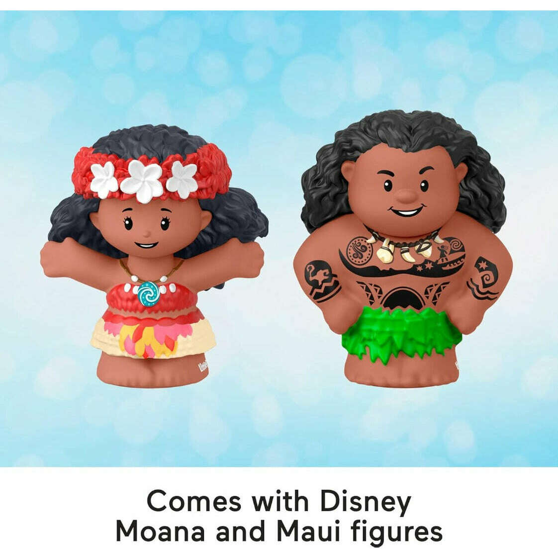 Toys N Tuck:Fisher-Price Little People Disney Princess Moana & Maui's Canoe,Little People