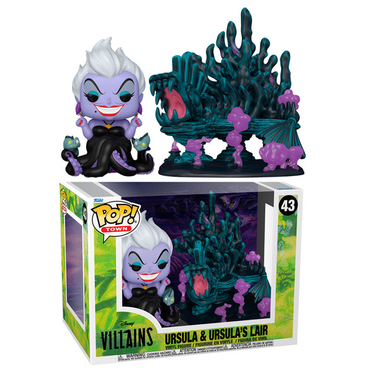 Toys N Tuck:Pop! Vinyl - Disney Villains - Ursula & Ursula's Lair 43,Disney