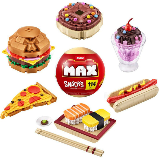 Toys N Tuck:MAX Premium Snacks Collection Building Bricks,Zuru