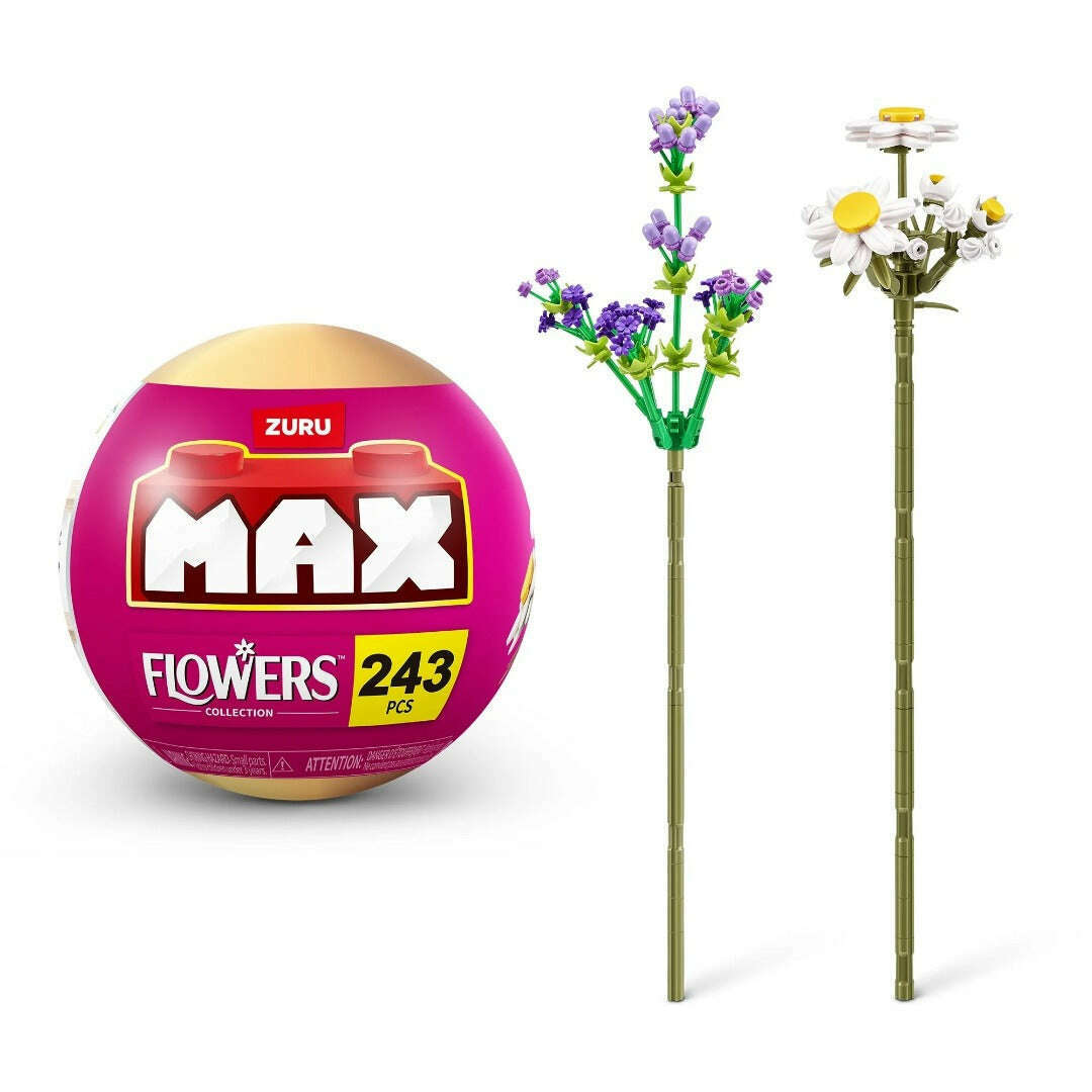 Toys N Tuck:MAX Premium Flowers Collection Building Bricks,Zuru