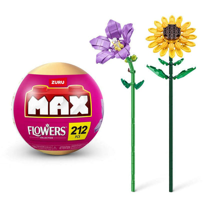 Toys N Tuck:MAX Premium Flowers Collection Building Bricks,Zuru