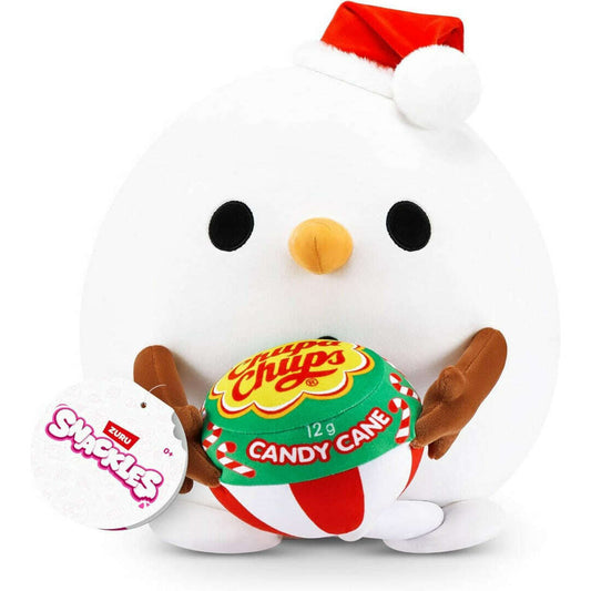 Toys N Tuck:Snackles Christmas 35cm Large Plush Snowman with Chupa Chups,Snackles