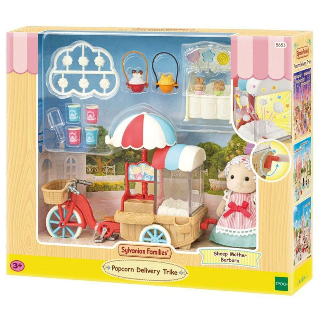 Toys N Tuck:Sylvanian Families Popcorn Delivery Trike,Sylvanian Families