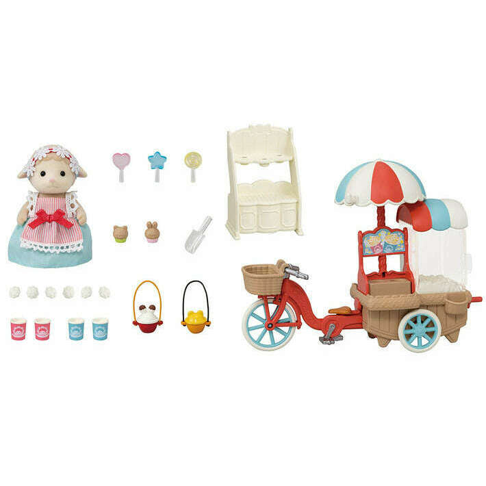 Toys N Tuck:Sylvanian Families Popcorn Delivery Trike,Sylvanian Families